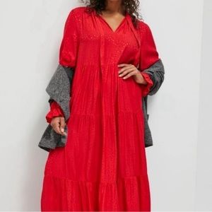 MAEVE by ANTHROPOLOGIE DRESS in RED size SMALL brand new with Tags